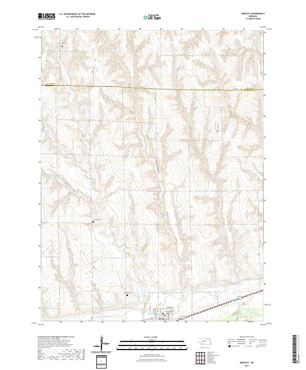 USGS Topographic Map – Bartley