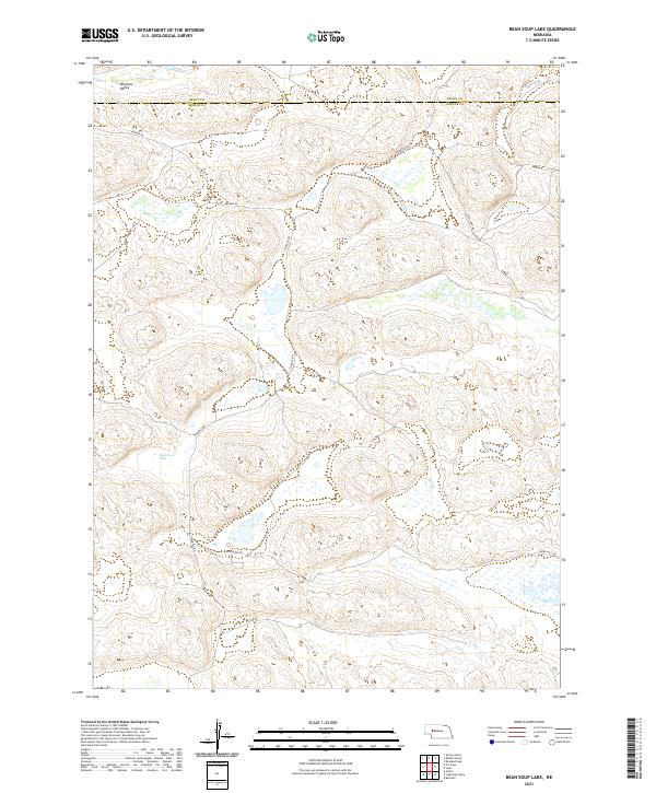 USGS Topographic Map – Bean Soup Lake