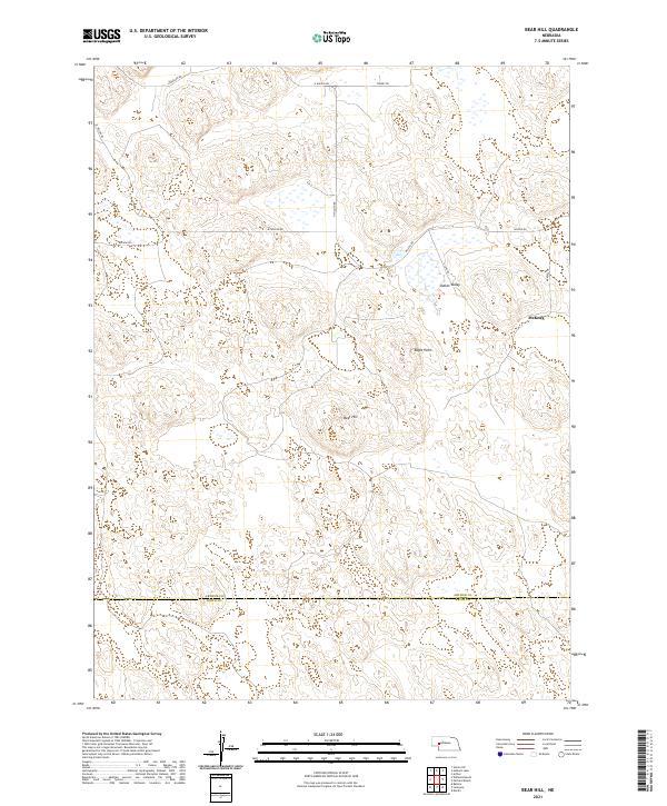 USGS Topographic Map – Bear Hill