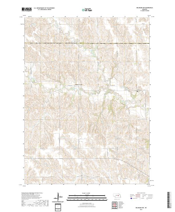 USGS Topographic Map – Belgrade NW