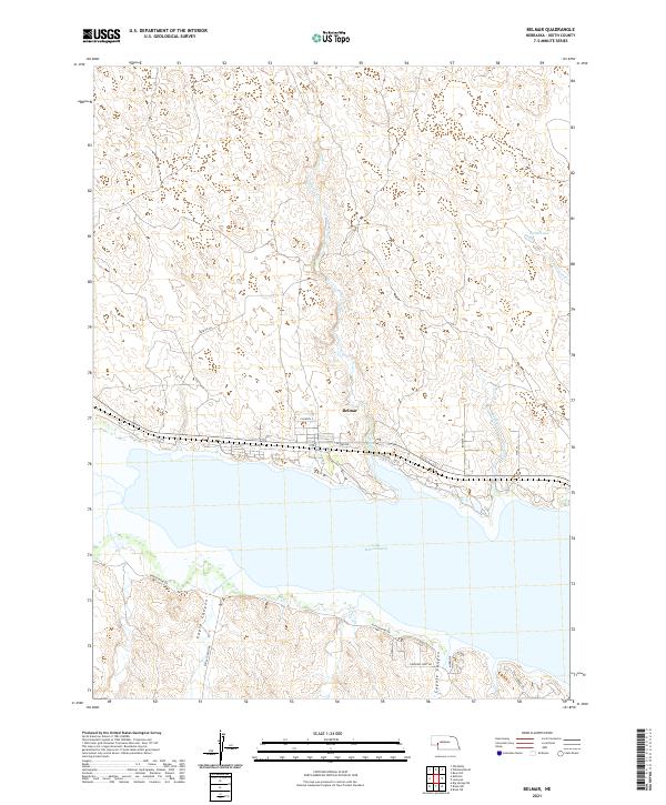 USGS Topographic Map – Belmar