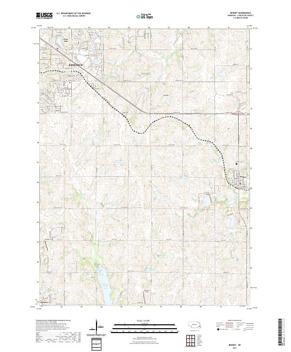 USGS Topographic Map – Bennet