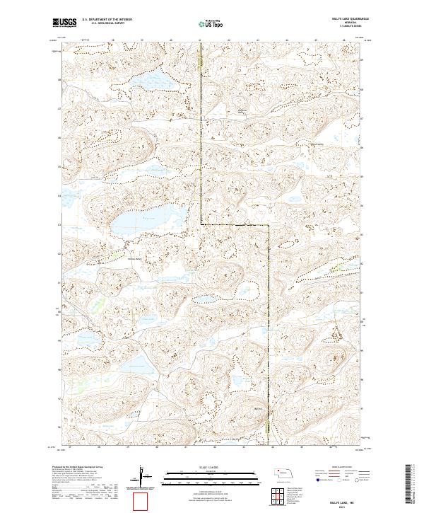 USGS Topographic Map – Billys Lake