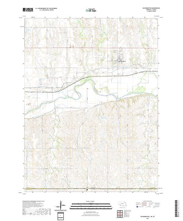 2021 Map of Bloomington, 2021 Print