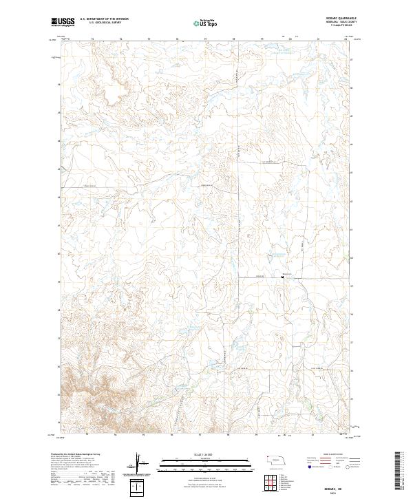 USGS Topographic Map – Bodarc