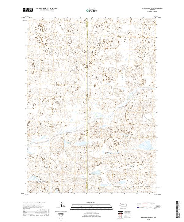 USGS Topographic Map – Bovee Valley East