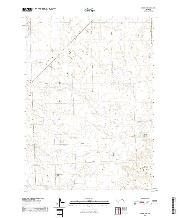 USGS Topographic Map – Box Butte