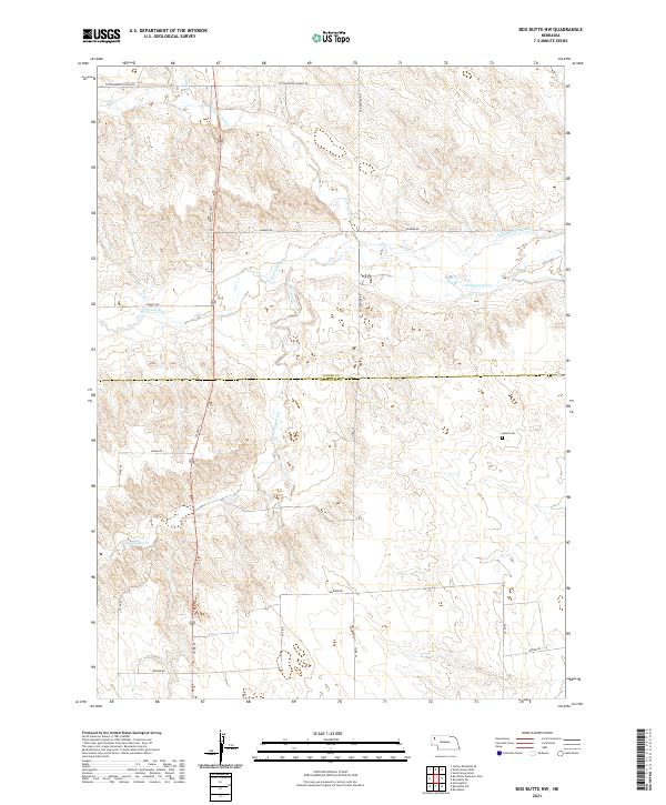 USGS Topographic Map – Box Butte NW