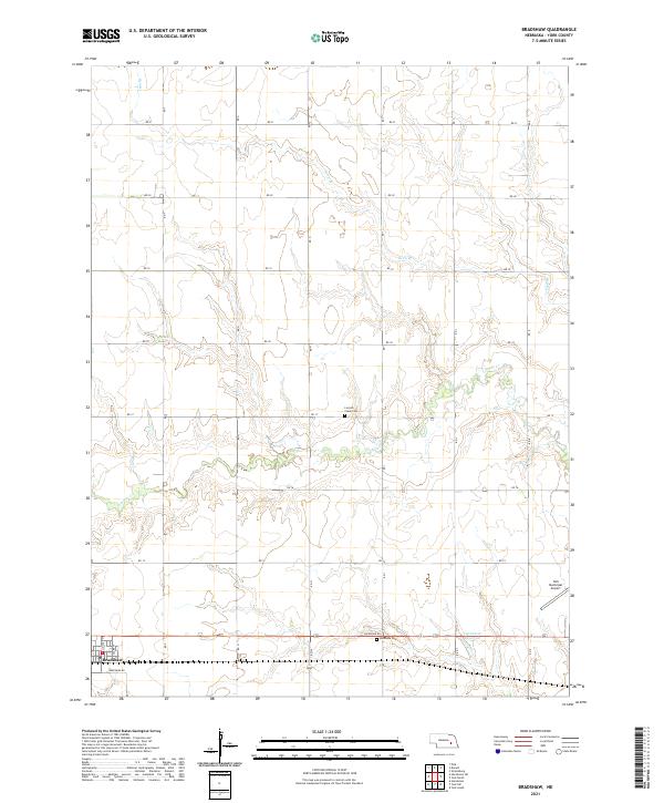 USGS Topographic Map – Bradshaw