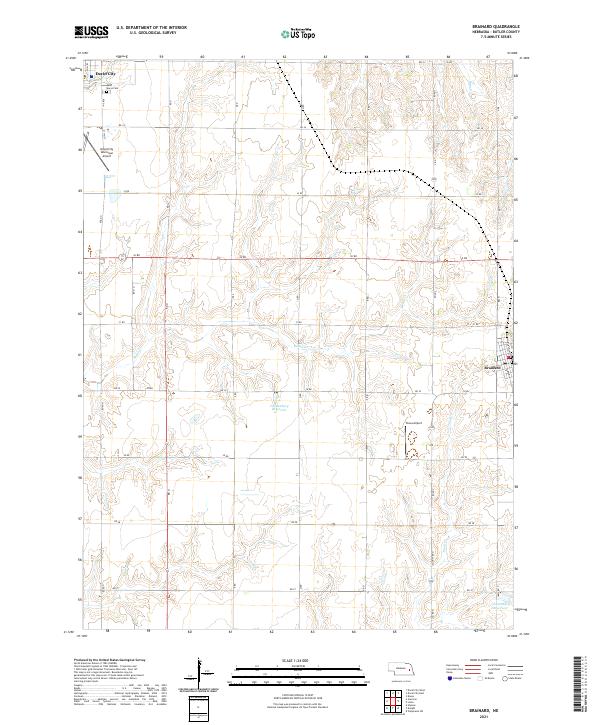 USGS Topographic Map – Brainard