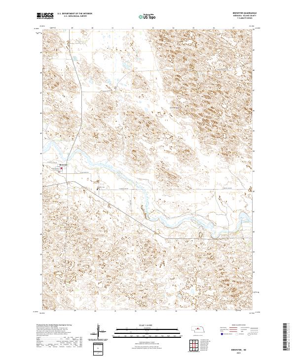 USGS Topographic Map – Brewster