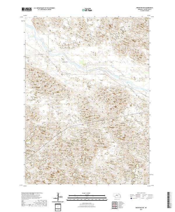 USGS Topographic Map – Brewster NW
