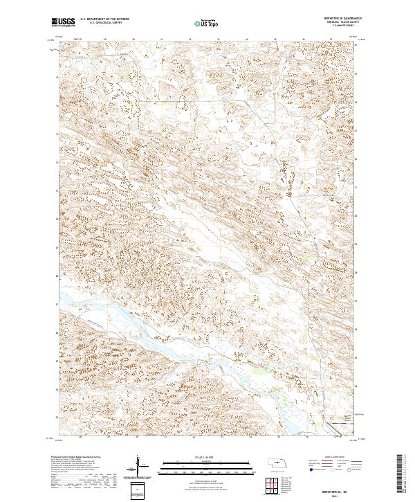 USGS Topographic Map – Brewster SE