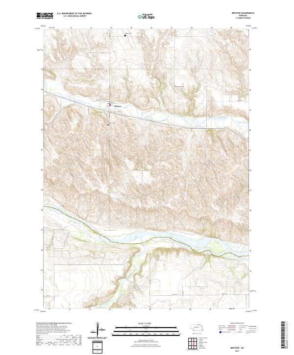 USGS Topographic Map – Bristow