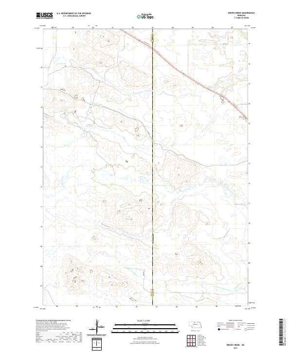 USGS Topographic Map – Brush Creek
