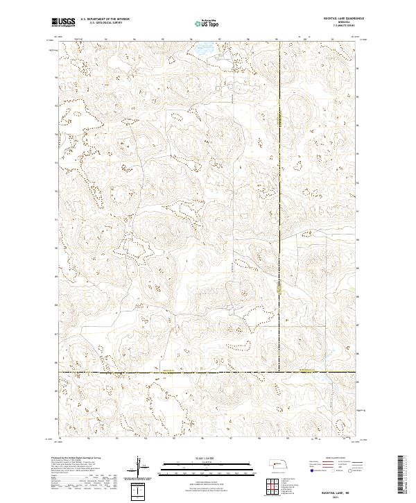 USGS Topographic Map – Bucktail Lake