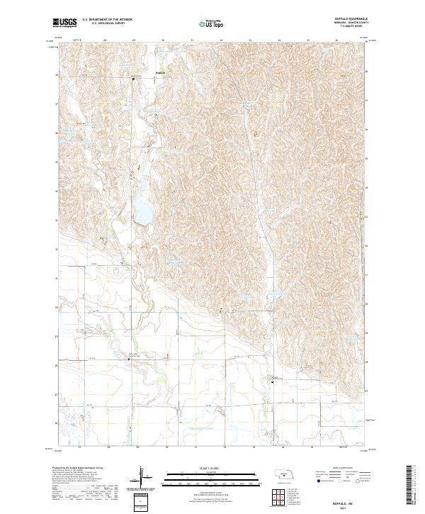 USGS Topographic Map – Buffalo