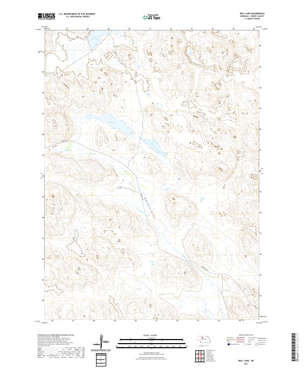 USGS Topographic Map – Bull Lake
