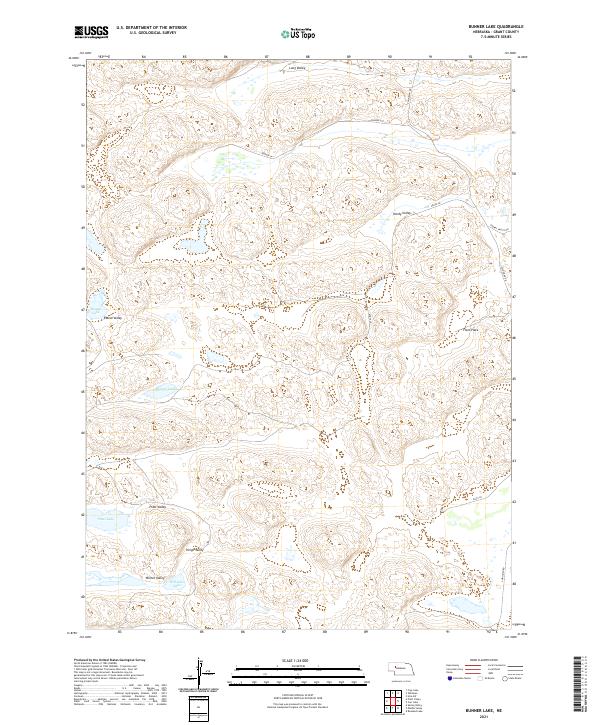 USGS Topographic Map – Bunner Lake