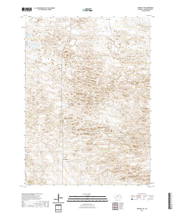 USGS Topographic Map – Burwell NE