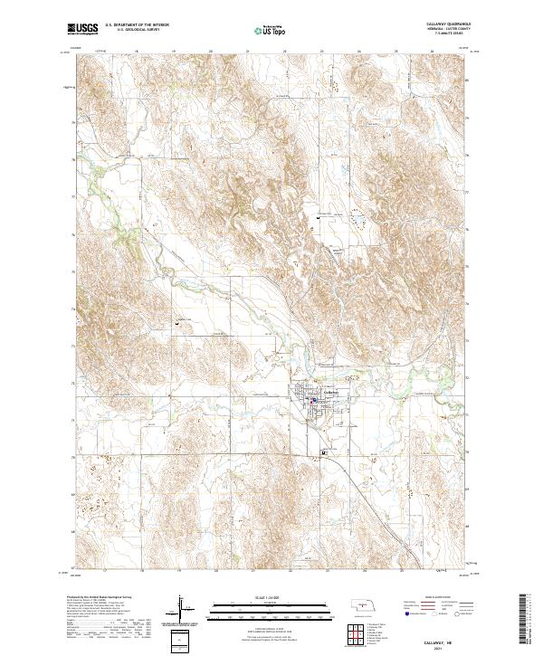 USGS Topographic Map – Callaway