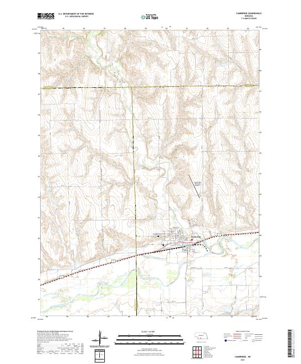 USGS Topographic Map – Cambridge