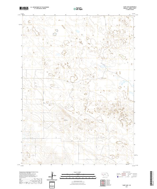 USGS Topographic Map – Camp Lake