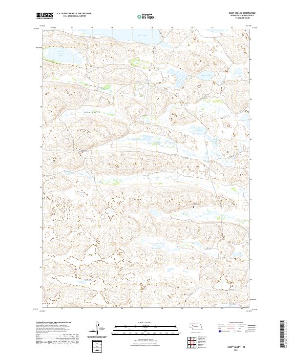 USGS Topographic Map – Camp Valley
