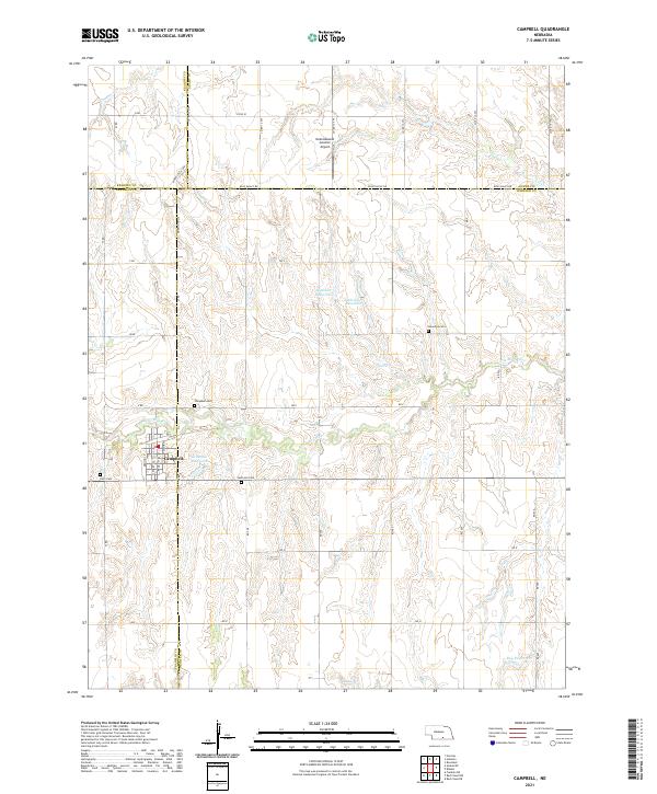 USGS Topographic Map – Campbell