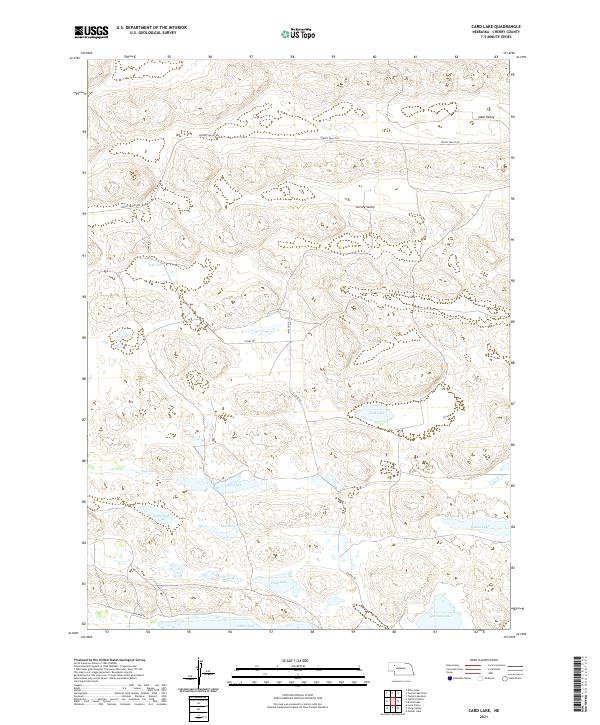 USGS Topographic Map – Card Lake