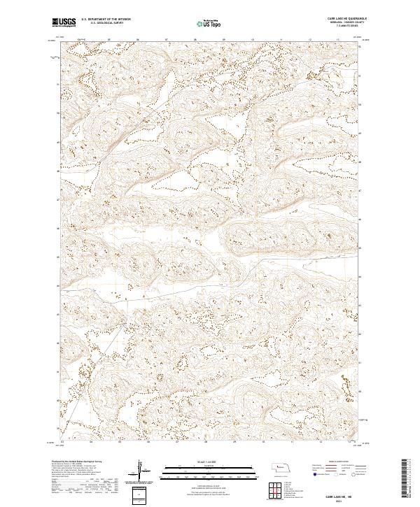 2021 Map of Carr Lake NE, 2021 Print