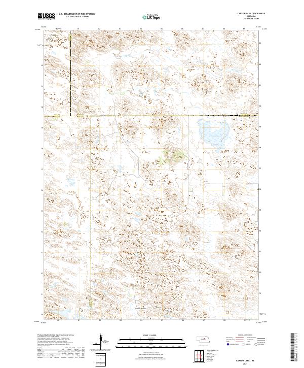 USGS Topographic Map – Carson Lake