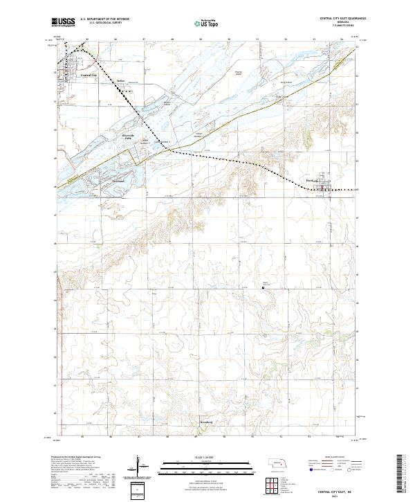 USGS Topographic Map – Central City East