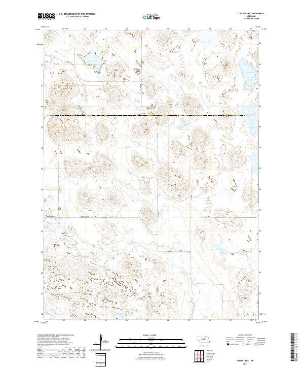 USGS Topographic Map – Chain Lake