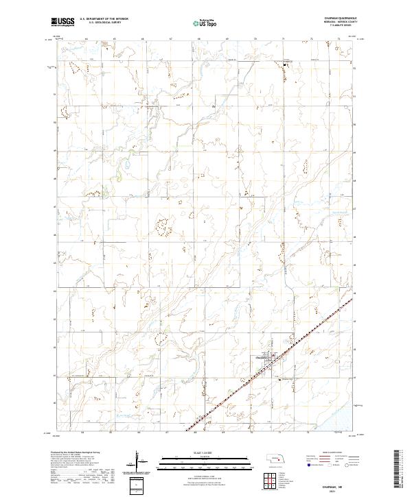 USGS Topographic Map – Chapman