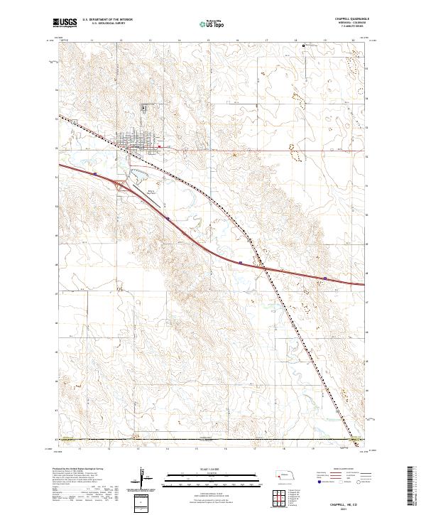 USGS Topographic Map – Chappell