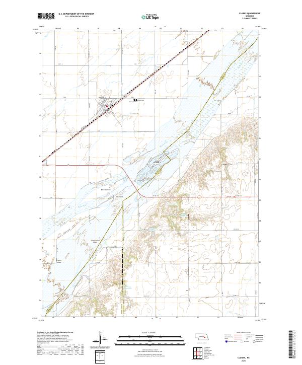 USGS Topographic Map – Clarks