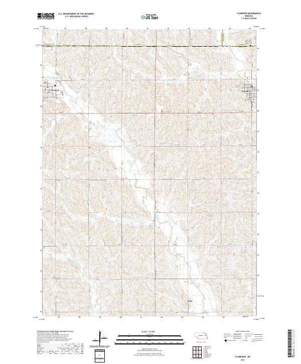 USGS Topographic Map – Clarkson