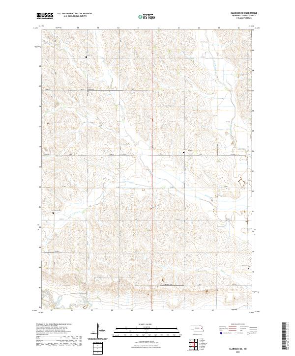 USGS Topographic Map – Clarkson SE