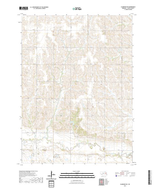 USGS Topographic Map – Clarkson SW
