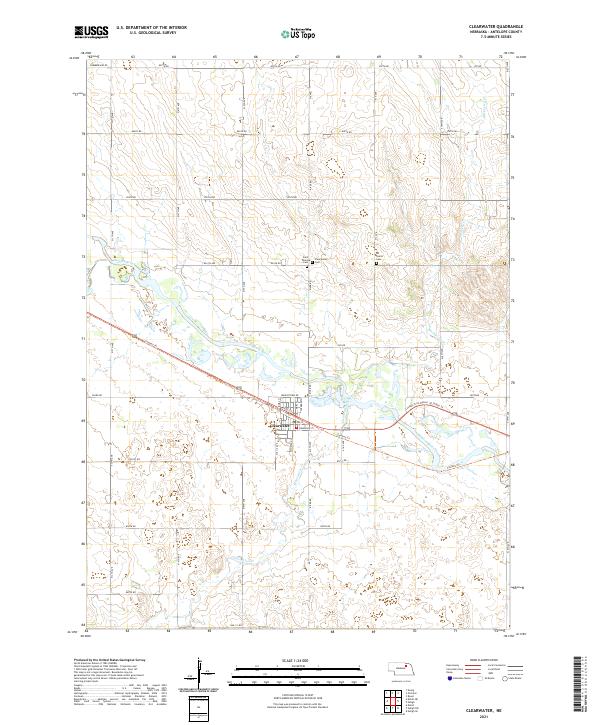 USGS Topographic Map – Clearwater