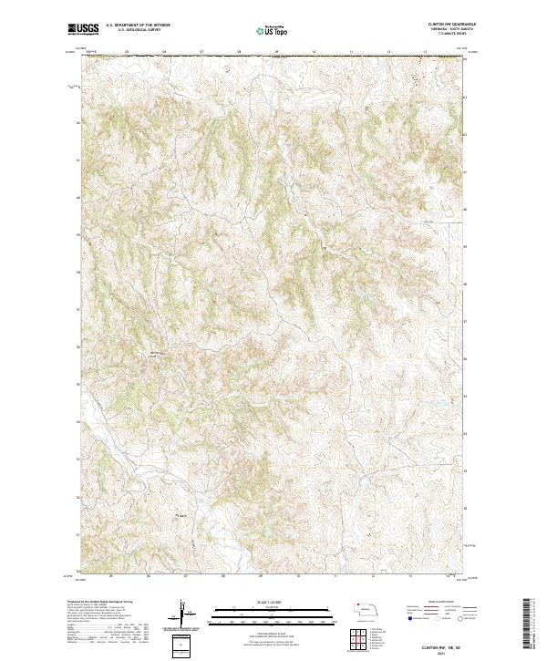 USGS Topographic Map – Clinton NW