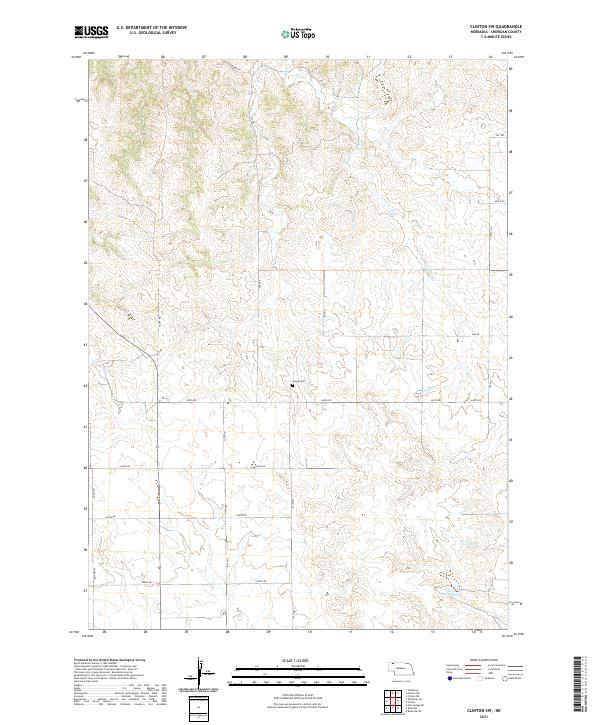USGS Topographic Map – Clinton SW
