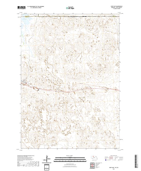USGS Topographic Map – Cody East