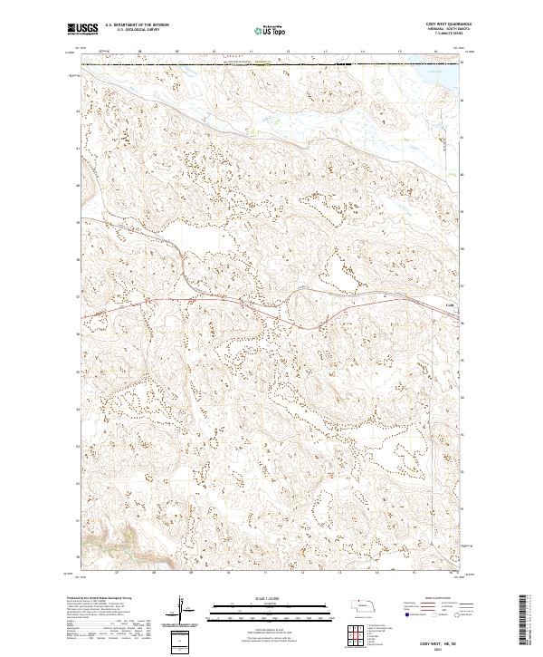 USGS Topographic Map – Cody West