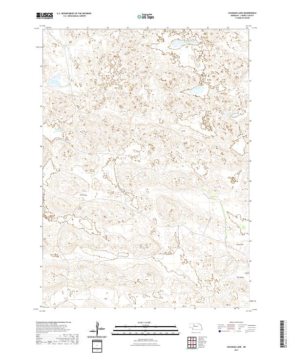 USGS Topographic Map – Coleman Lake