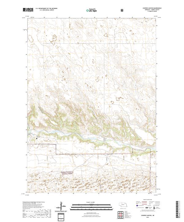 USGS Topographic Map – Cooper Canyon