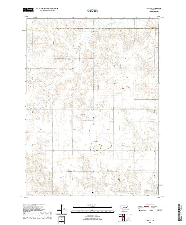USGS Topographic Map – Cornlea