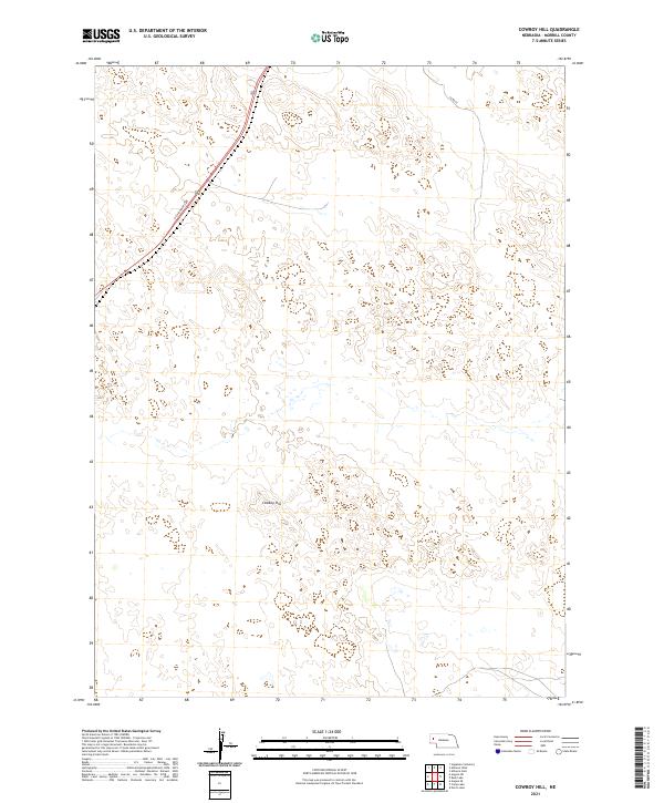 USGS Topographic Map – Cowboy Hill