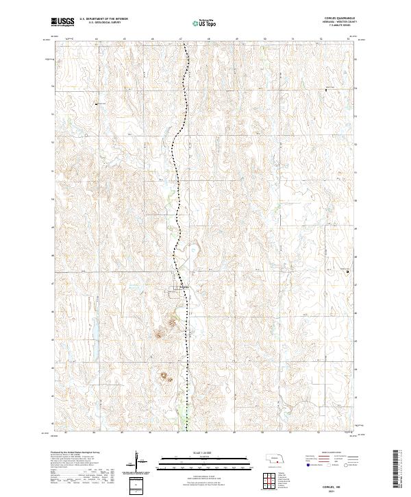 USGS Topographic Map – Cowles